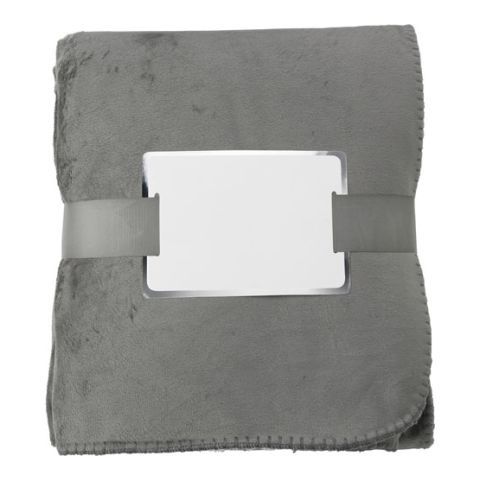 1 Polyester Micro Mink With Sherpa Grey | 1-Colour Pad Print