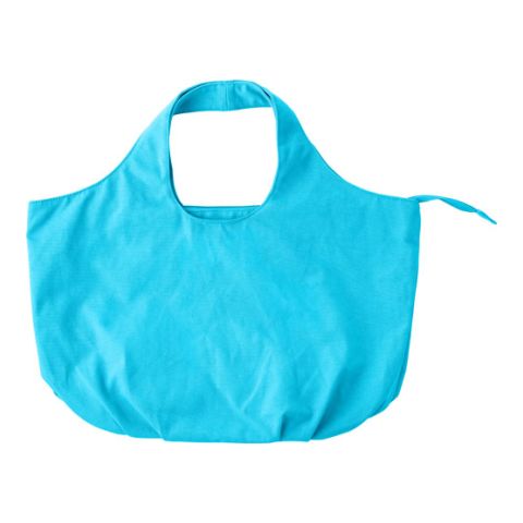 Cotton (120Z) Beach Bag, Light Blue | 1-Colour Screen Print