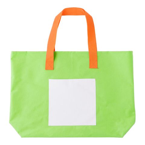 Polyester (600D) Bright Coloured Beach Bag Light Green | Without Branding