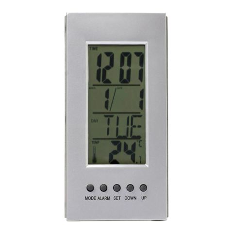 Desk Clock With Thermometer 