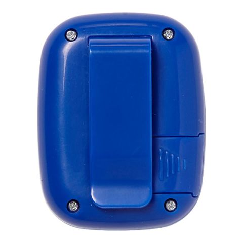 Plastic Pedometer With A Step Counter Royal Blue | Without Branding