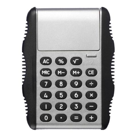 Calculator With Rubber Sides Silver | Without Branding