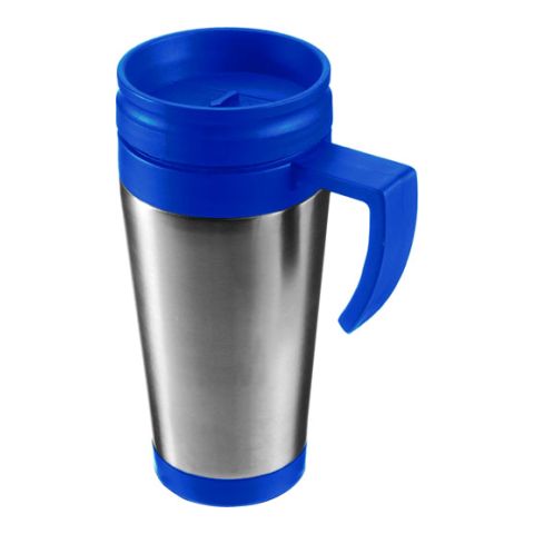 Stainless Steel Travel Mug Medium Blue | Without Branding