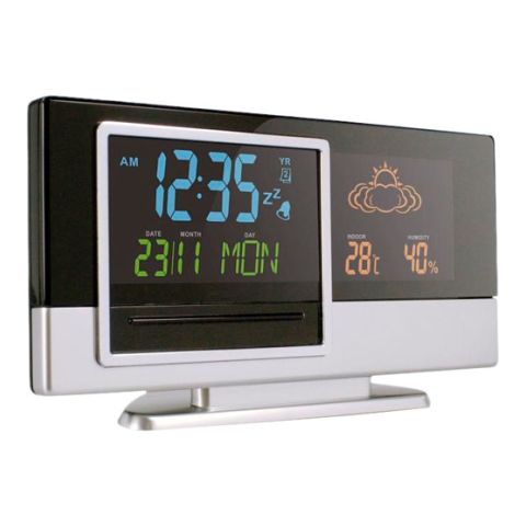 Weather Station Black - Silver | 1-Colour Pad Print