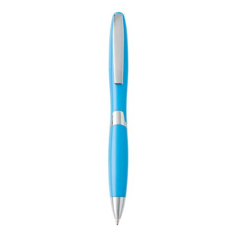 Plastic Ball Pen Light Blue | Without Branding