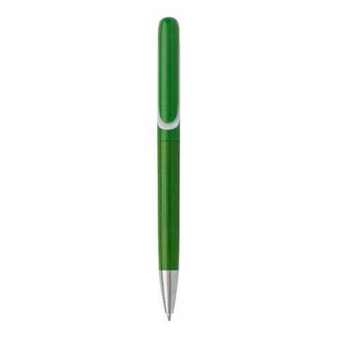 Coloured, Plastic, Twist Action Ball Pen Green | Without Branding
