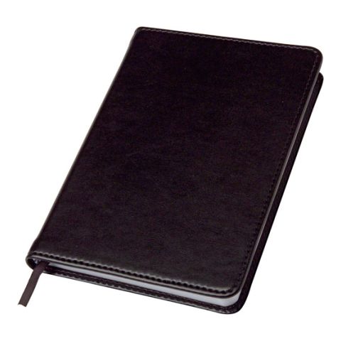 A6 Notebook Bound In A PU Case Black | Without Branding