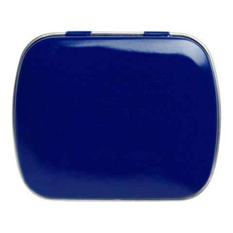 Tin Case With Sugar Free Mints Medium Blue | Without Branding