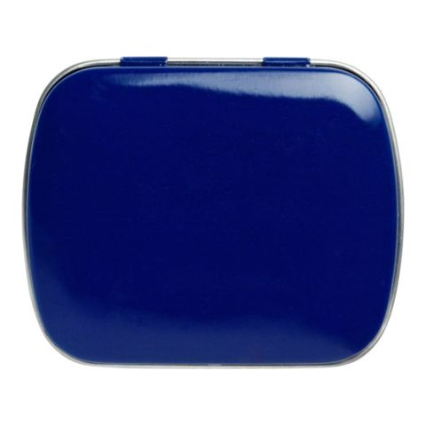 Tin Case With Sugar Free Mints  Medium Blue | Without Branding