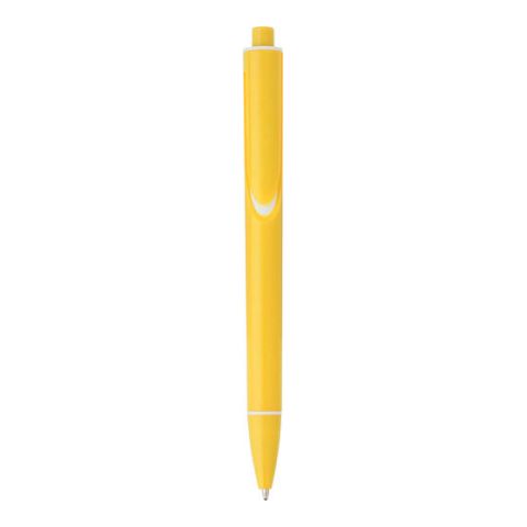 Plastic Ball Pen  Yellow | Without Branding