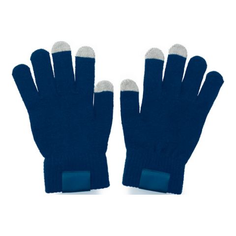 Gloves For Capacitive Screens Medium Blue | Without Branding