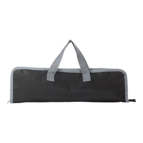 BBQ Set In Zipped Case  Silver | 1-Colour Transfer Print
