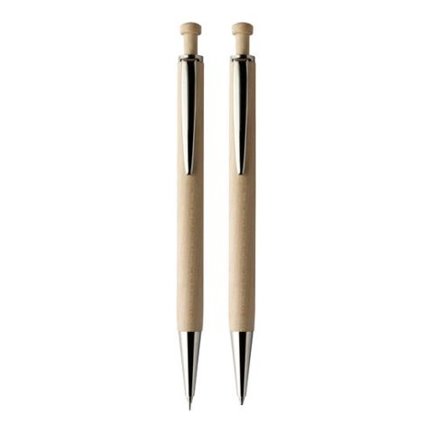 Wooden Pen Set Brown | 1-Colour Pad Print