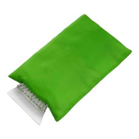 Ice Scraper In Nylon Glove Light Green | Without Branding