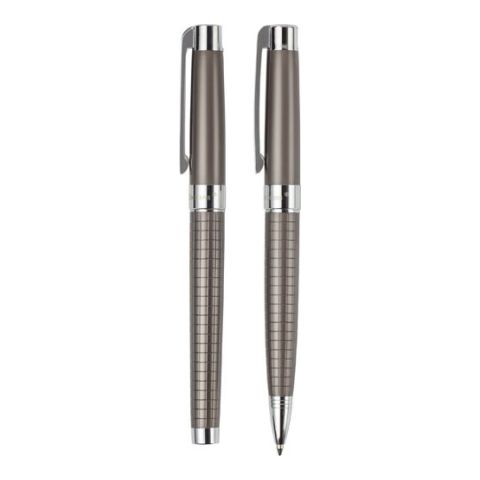 Charles Dickens Pen Set Grey | 1-Colour Pad Print