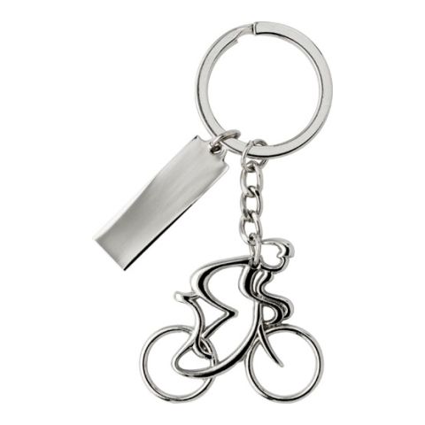 Nickel Plated Keychain Silver | Without Branding