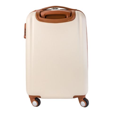 ABS Trolley With Four Wheels  White | 1-Colour Screen Print