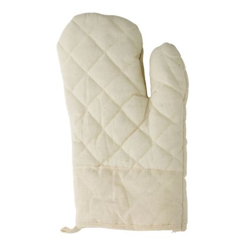 Cotton Oven Mitten, Single Beige | Without Branding
