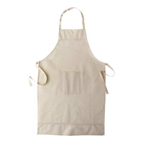 Cotton Apron Beige | Without Branding