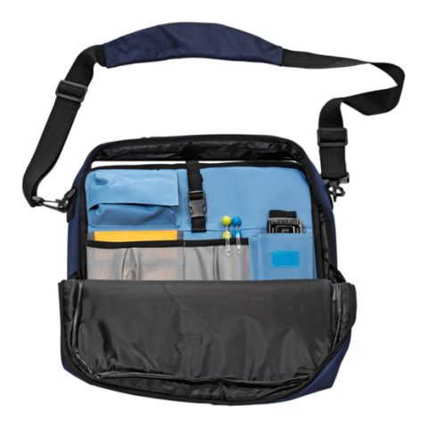 Document/Laptop Bag Medium Blue | 1-Colour Transfer Print