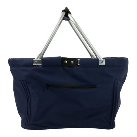 Foldable Shopping Bag Medium Blue | Without Branding