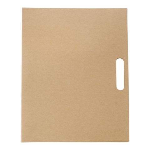 Folder With Natural Card Cover Brown | Without Branding