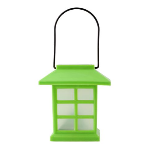 Plastic Solar Hanging Lantern Green | Without Branding