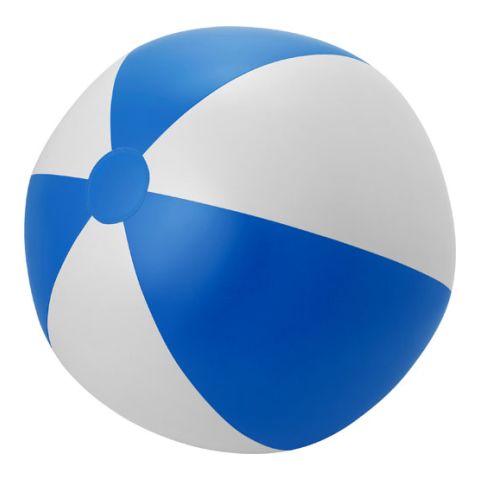 Large PVC Beach Ball Medium Blue - White | Without Branding