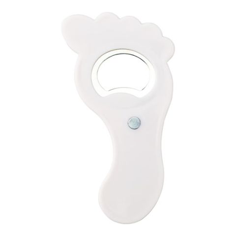 Plastic Bottle Opener White | Without Branding