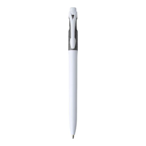 Plastic Ball Pen With Black Ink White - Orange | Without Branding