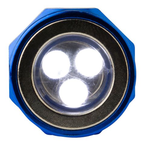 Telescopic Aluminium Flash Light Royal Blue | Without Branding