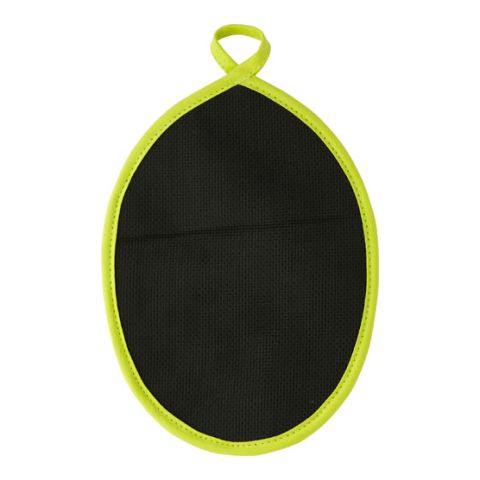 Neoprene Oval Shaped Oven Glove Light Green | Without Branding