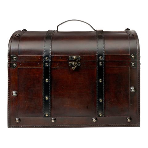 Large Wooden Chest Brown | Without Branding