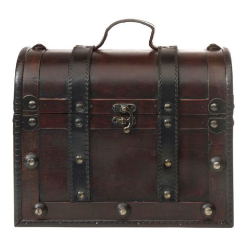 Small Wooden Chest  Brown | Without Branding