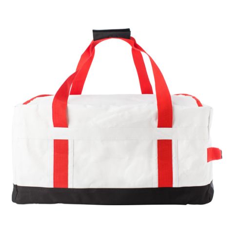 Polyester (600D) Travel/Backpack  White | 1-Colour Screen Print