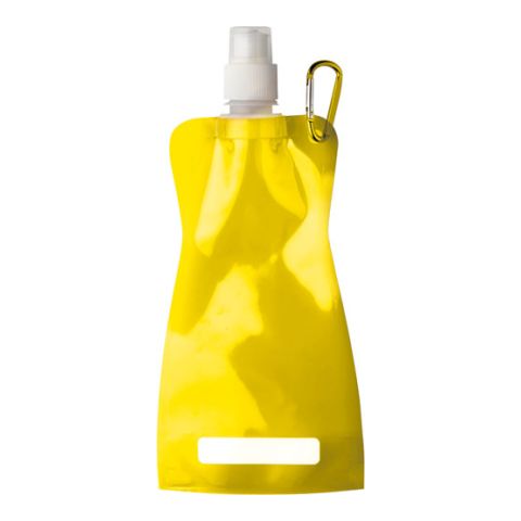 Foldable Water Bottle  Yellow | Without Branding