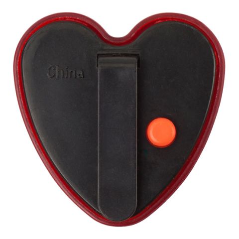 Heart Shaped Safety Light Red | Without Branding