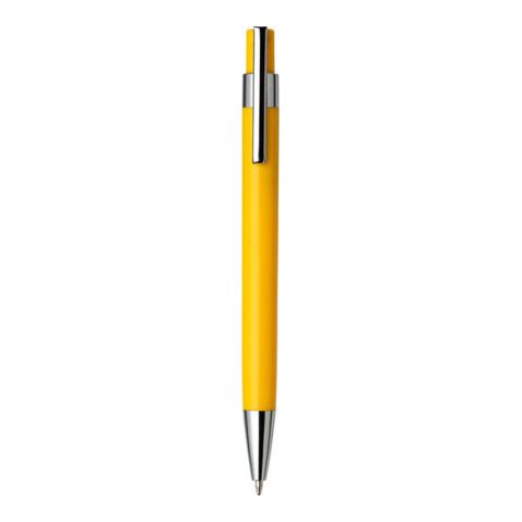 Plastic Ball Pen With Black Ink Yellow | Without Branding