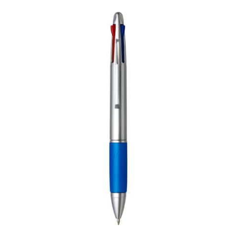 4 Colour Plastic Ball Pen Medium Blue | Without Branding