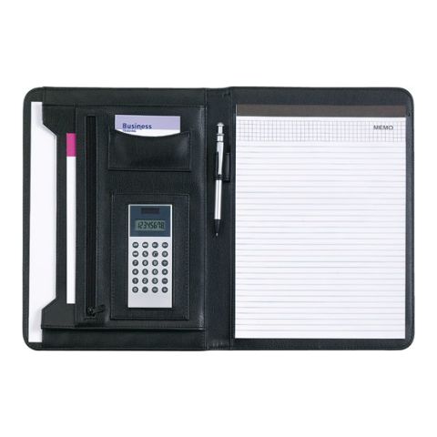A4 Conference Folder  Black | 1-Colour Pad Print