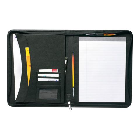 A4 Conference Folder Black | 1-Colour Pad Print