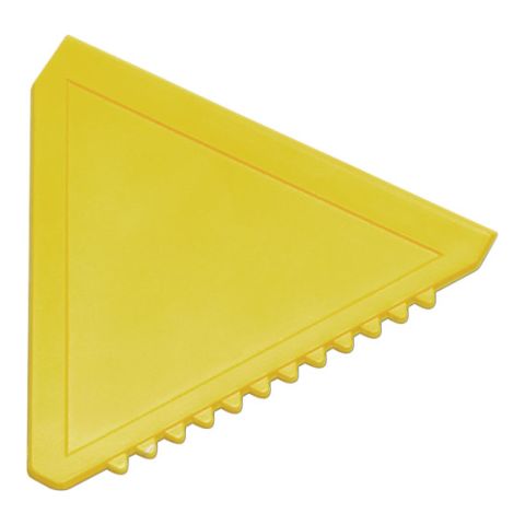 Triangular Plastic Ice Scraper  Yellow | Without Branding