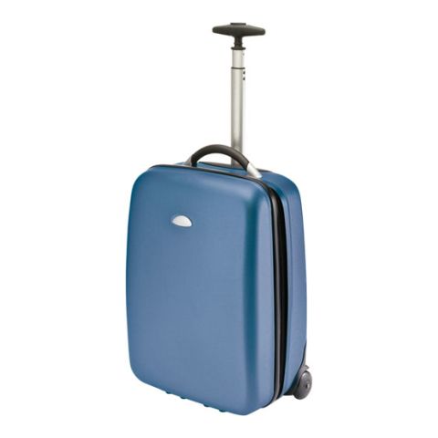 Trolley With Extendable Handle Light Blue | 1-Colour Doming