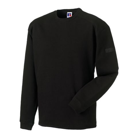 Workwear-Sweatshirt Crew Neck Black | No Branding