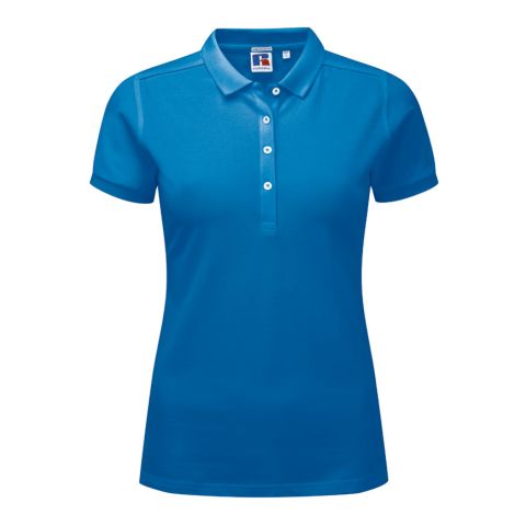 Ladies Stretch Polo Medium Blue | No Branding
