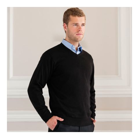 Knitted Jumper with V-Neck