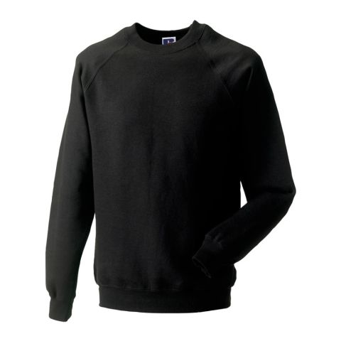 Raglan Sweatshirt Black | No Branding