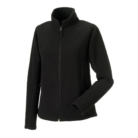 Outdoor Fleece with Zipper Women Black | No Branding