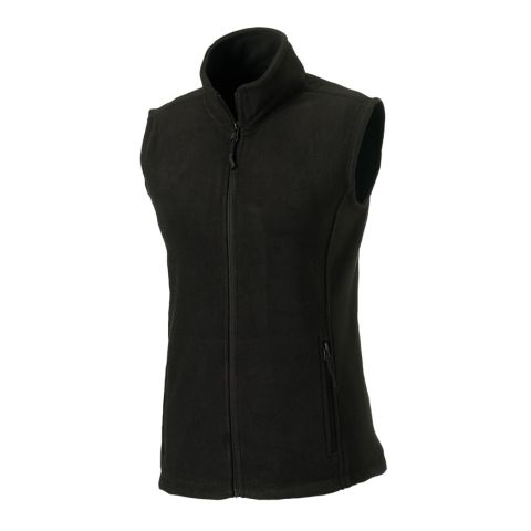 Outdoor Fleece Gilet for Women Black | No Branding