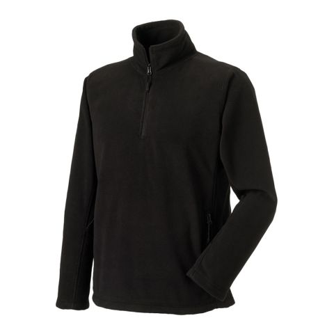 Outdoor Fleeces with short zipper Black | No Branding